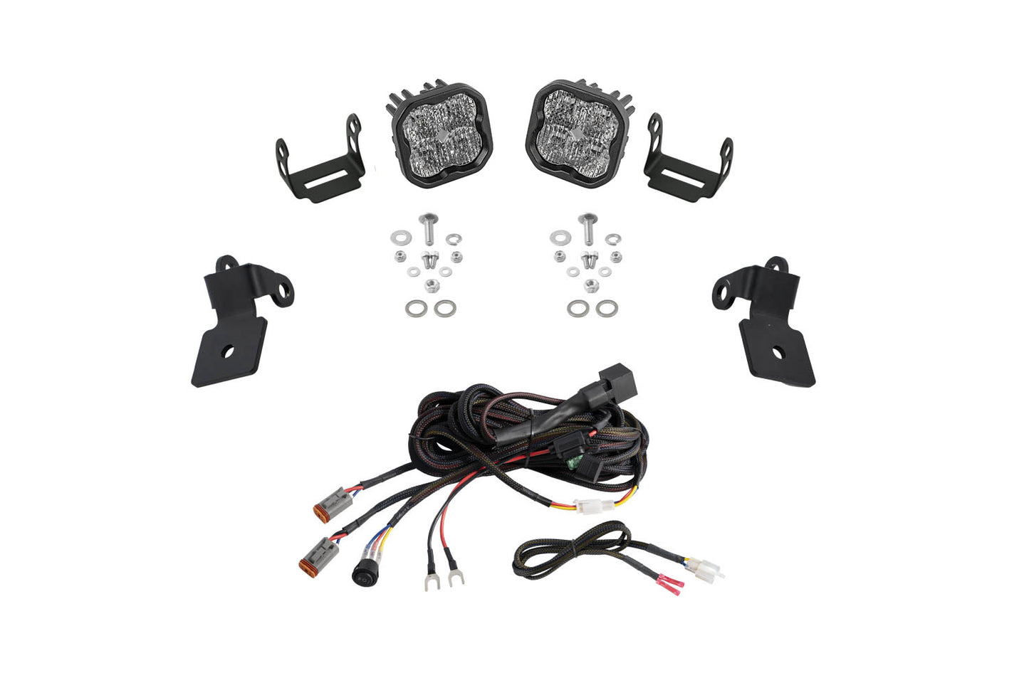Polaris RZR A-Pillar LED Pod Kit  SS3 Pro White Combo