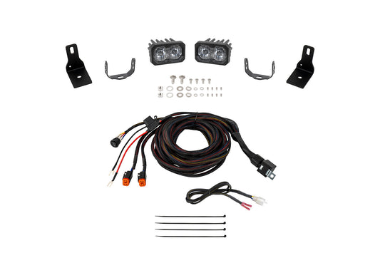 Stage Series Ditch Light Kit for 2022+ Ford Maverick C2 2.0 Sport White Combo/Driving