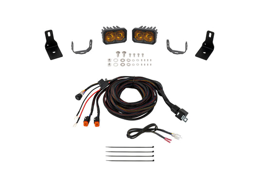 Stage Series Ditch Light Kit for 2022+ Ford Maverick  C2 2.0 Sport Yellow Combo