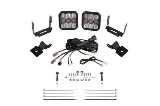 Stage Series SS5 A-Pillar Pod Kit for 2014-2018 Polaris RZR XP  Pro White Combo