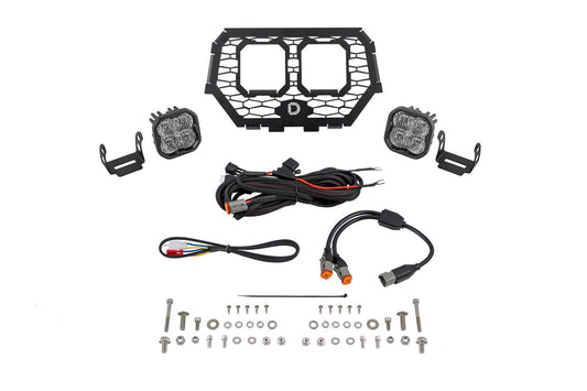 Stage Series LED Grille Kit for 2014-2018 Polaris RZR XP  Sport White Combo