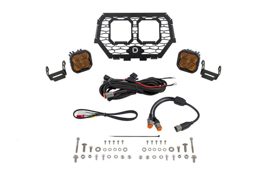 Stage Series LED Grille Kit for 2014-2018 Polaris RZR XP  Sport Yellow Combo