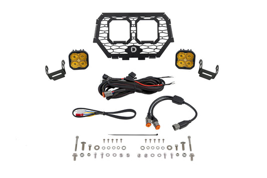 Stage Series LED Grille Kit for 2014-2018 Polaris RZR XP  Sport Yellow Fog