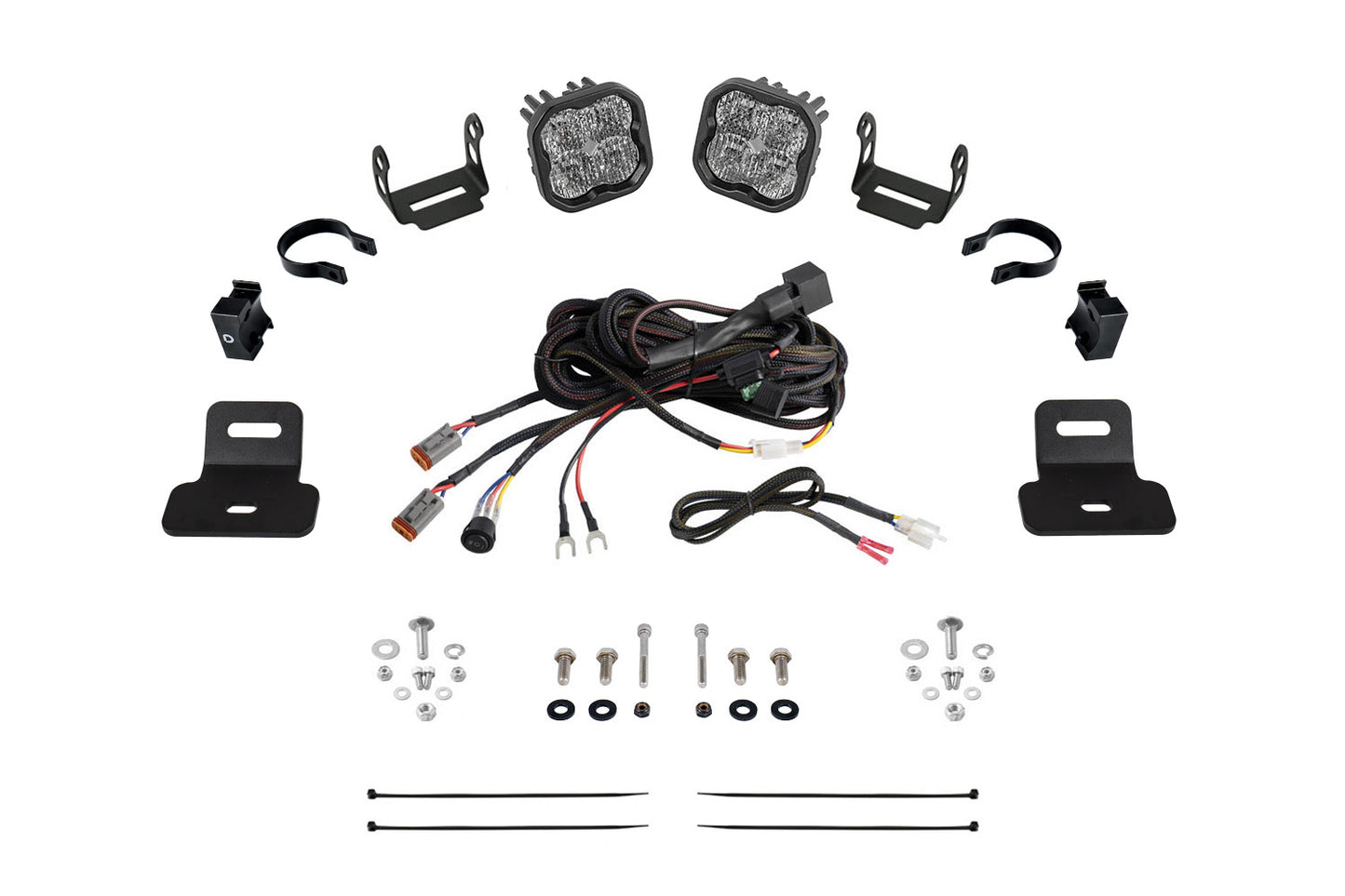 Stage Series Ditch Light Kit for 2017-2025 Can-Am Maverick X3  SS3 Pro White Combo