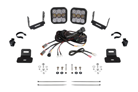 Stage Series Ditch Light Kit for 2017-2025 Can-Am Maverick X3  SS5 Pro White Combo