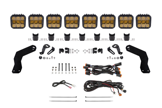 Can-Am Maverick X3 SS5 Sport CrossLink Roof Yellow Combo Lightbar Kit