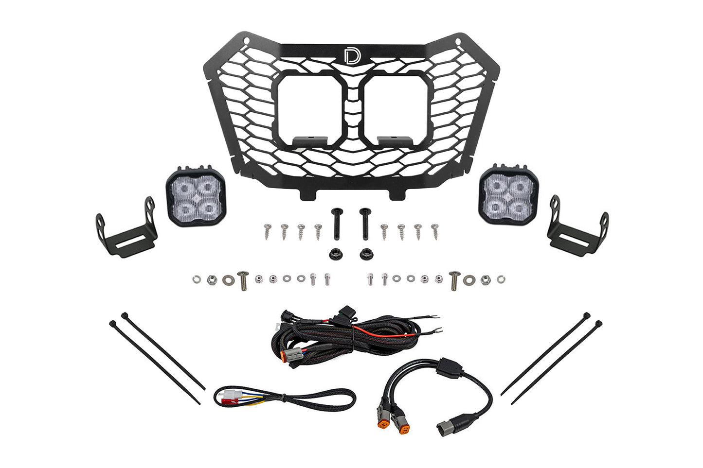 Stage Series LED Grille Kit for 2022-2025 Honda Talon  Pro White Fog