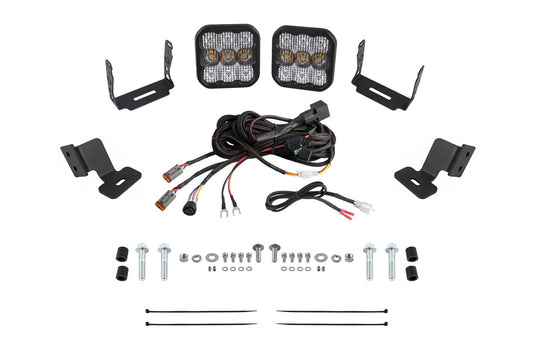 Stage Series Ditch Light Kit for 2019-2024 Honda Talon  SS5 Pro White Combo