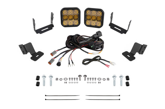 Stage Series Ditch Light Kit for 2019-2024 Honda Talon  SS5 Pro Yellow Combo