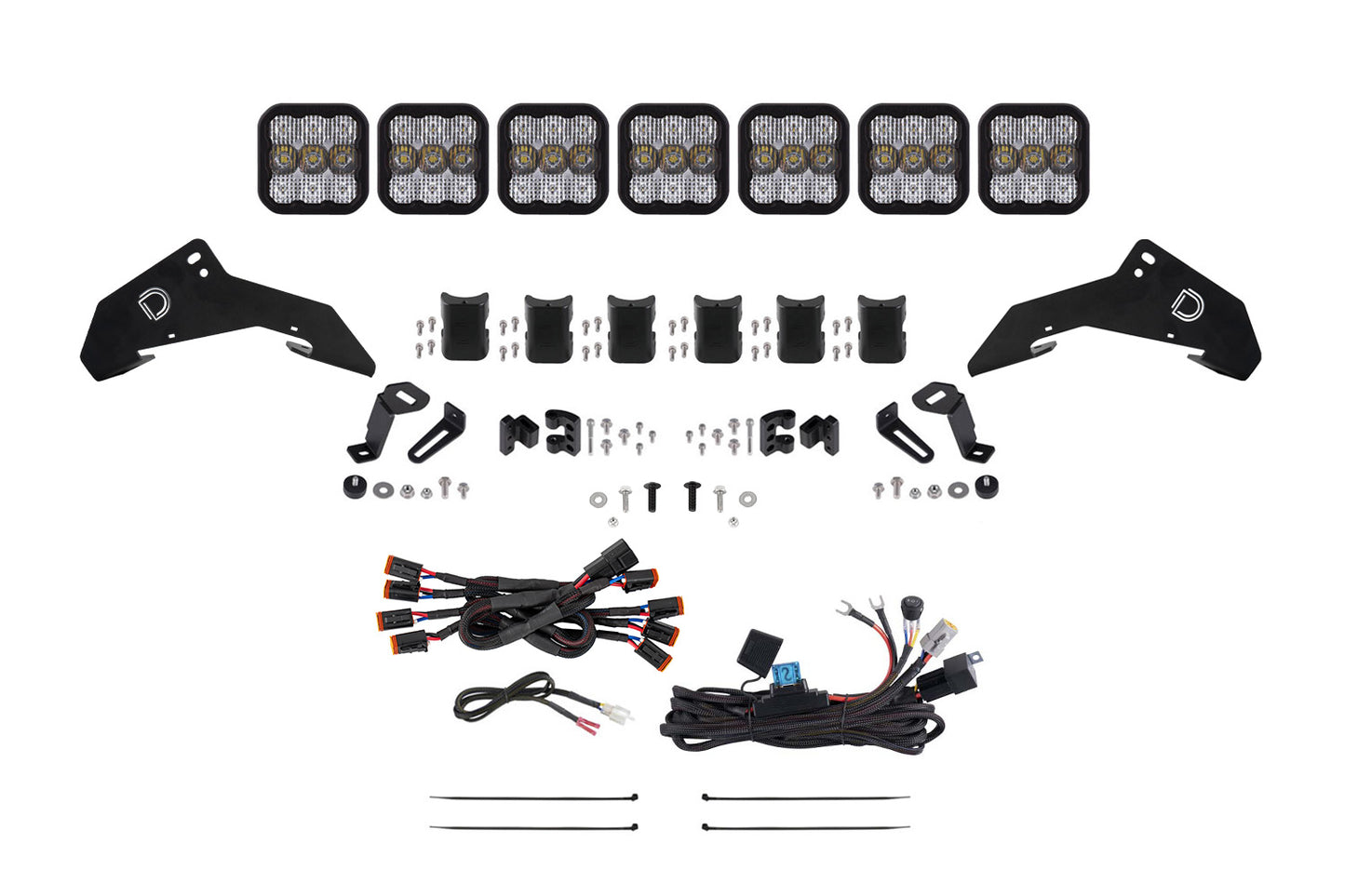 2019-2024 Honda Talon SS5 Sport CrossLink Roof White Combo Lightbar Kit