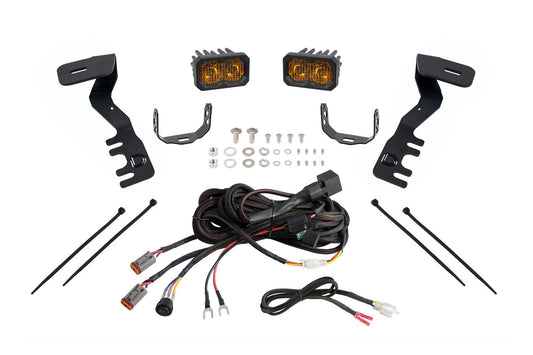 C2 2.0 LED Ditch Light Kit for Toyota Tacoma/4Runner  Pro Yellow Combo