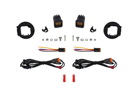 SSC1 Type GBS LED Fog Light Kit Yellow SAE Fog
