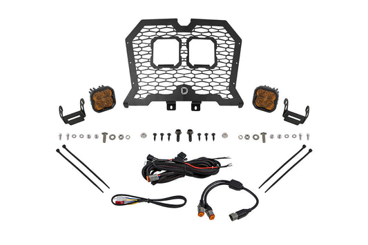 Stage Series LED Grille Kit for 2019-2024 Polaris RZR XP  Pro Yellow Combo