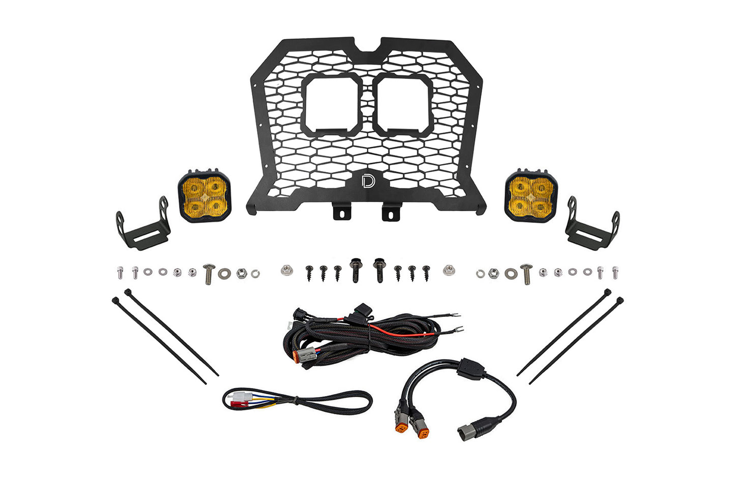 Stage Series LED Grille Kit for 2019-2024 Polaris RZR XP  Pro Yellow Fog