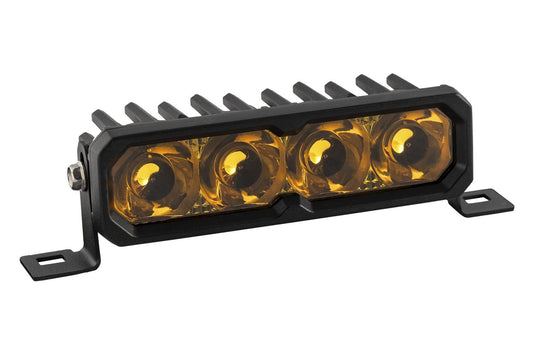 SS6 SAE/DOT Yellow LED Light Bar (SINGLE)