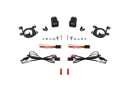 SSC1 Type BM LED Fog Light Kit Yellow SAE Fog