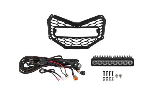 Can Am 2017 Maverick X3 SS10 Grille Pro White Combo