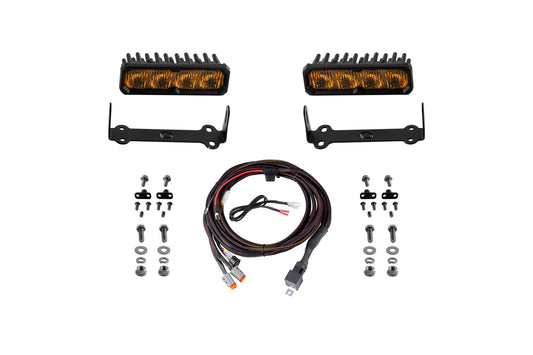 4Runner 2014 SS6 Max LED Kit Yellow Fog