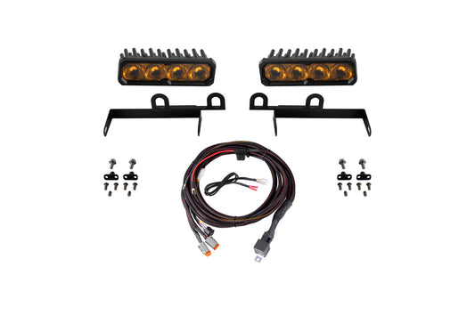 Ram 2013 SportExpress SS6 Pro LED Kit Yellow Driving