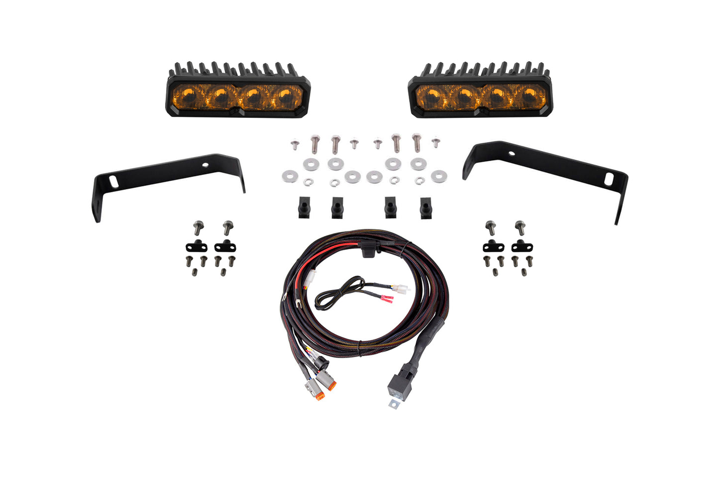 Ranger 2019 SS6 Max LED Kit Yellow Driving
