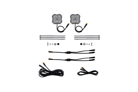 Rock Light Amber/White M8 Add-On 2-Pack