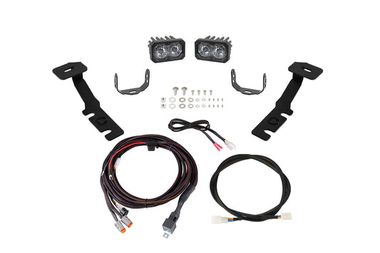 C2 2.0 LED Ditch Light Kit for Toyota RAV4  Pro White Combo/Driving