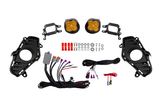 SS3 Add-On Fog Lamp Kit for  2019-2025 Toyota RAV4  Yellow Sport