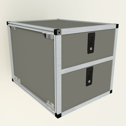 Double Drawer Module - 19 3/16" Wide x 25" Depth