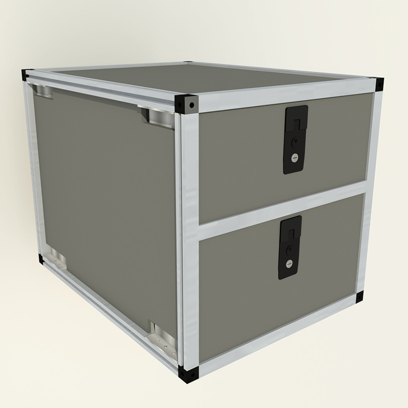 Double Drawer Module - 22 3/16" Wide x 25" Depth