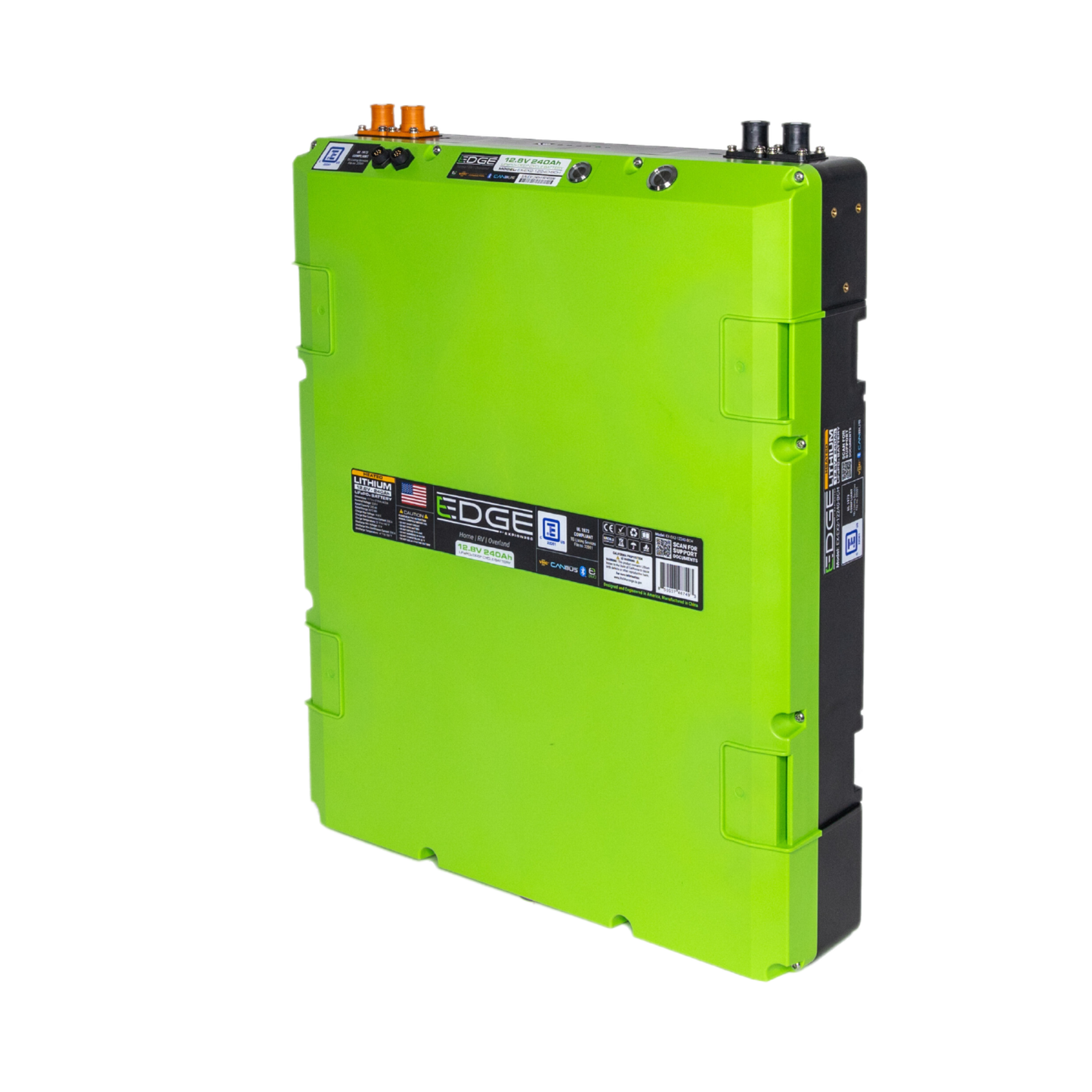 12V 240Ah LiFePO4 Lithium Battery – EX2 Edge, Bluetooth & Heated