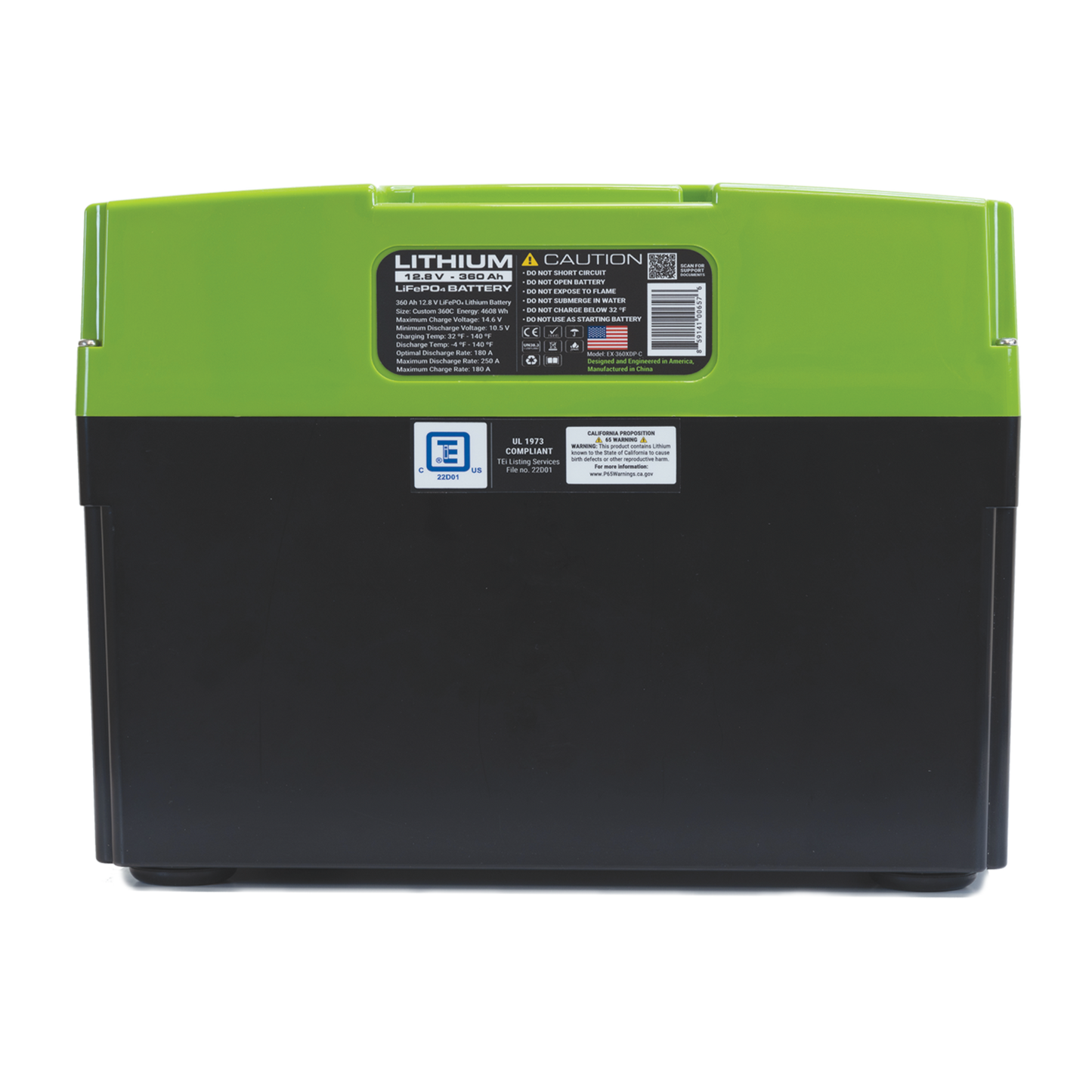 12V 368Ah LiFePO4 Lithium Battery – EX1