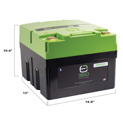 12V 368Ah LiFePO4 Lithium Battery – EX1 (Bluetooth)