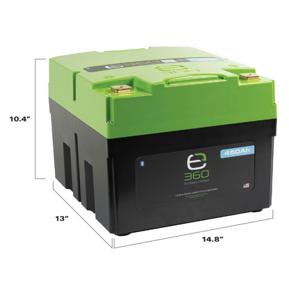 12V 450Ah LiFePO4 Lithium Battery – EX1 SmartTalk™