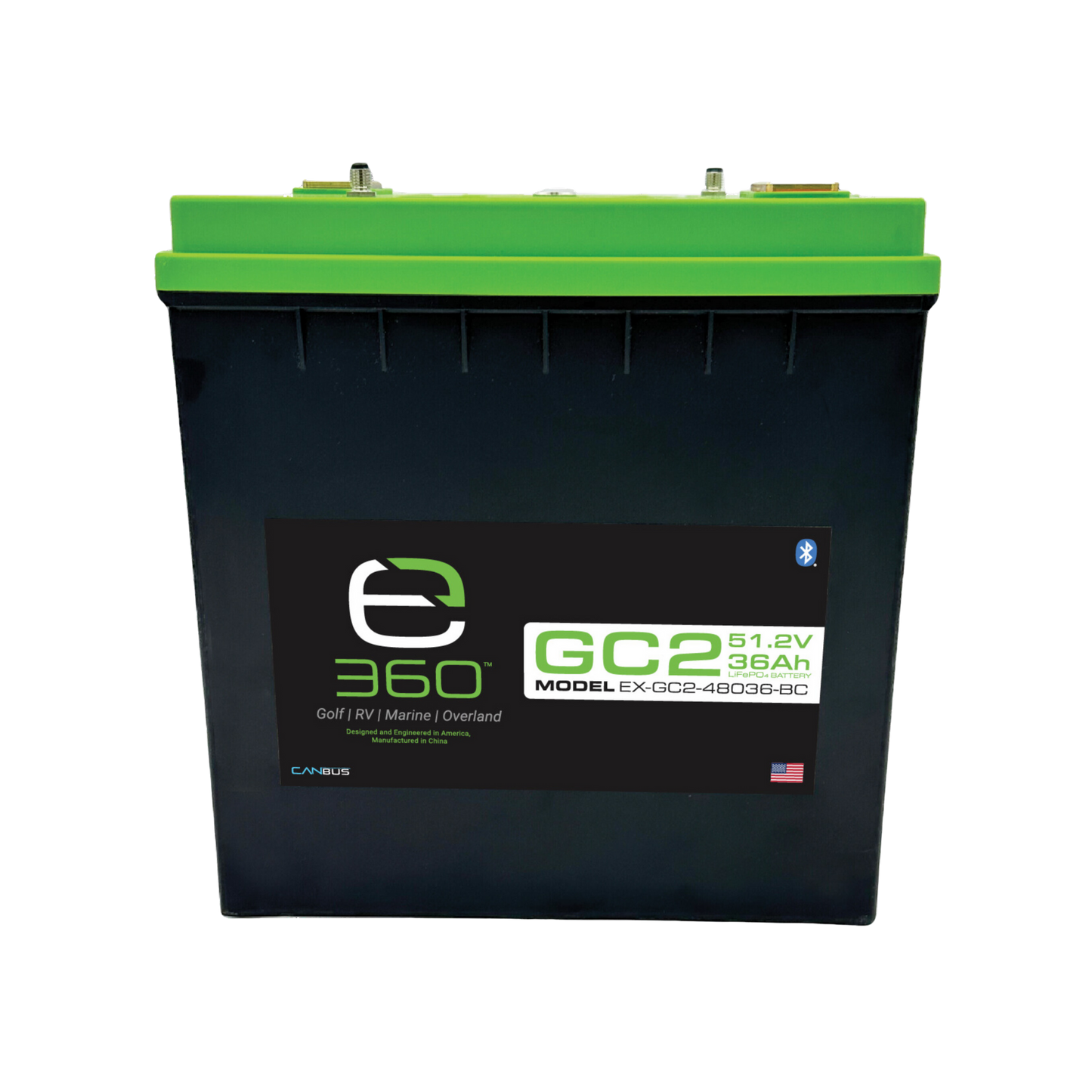 48V 36Ah GC2 LiFePO4 Lithium Battery - SmartTalk™