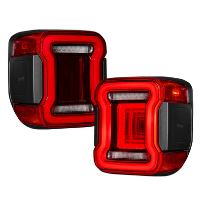 2020-2026 Jeep Gladiator LED Tail Lights Red (pair)
