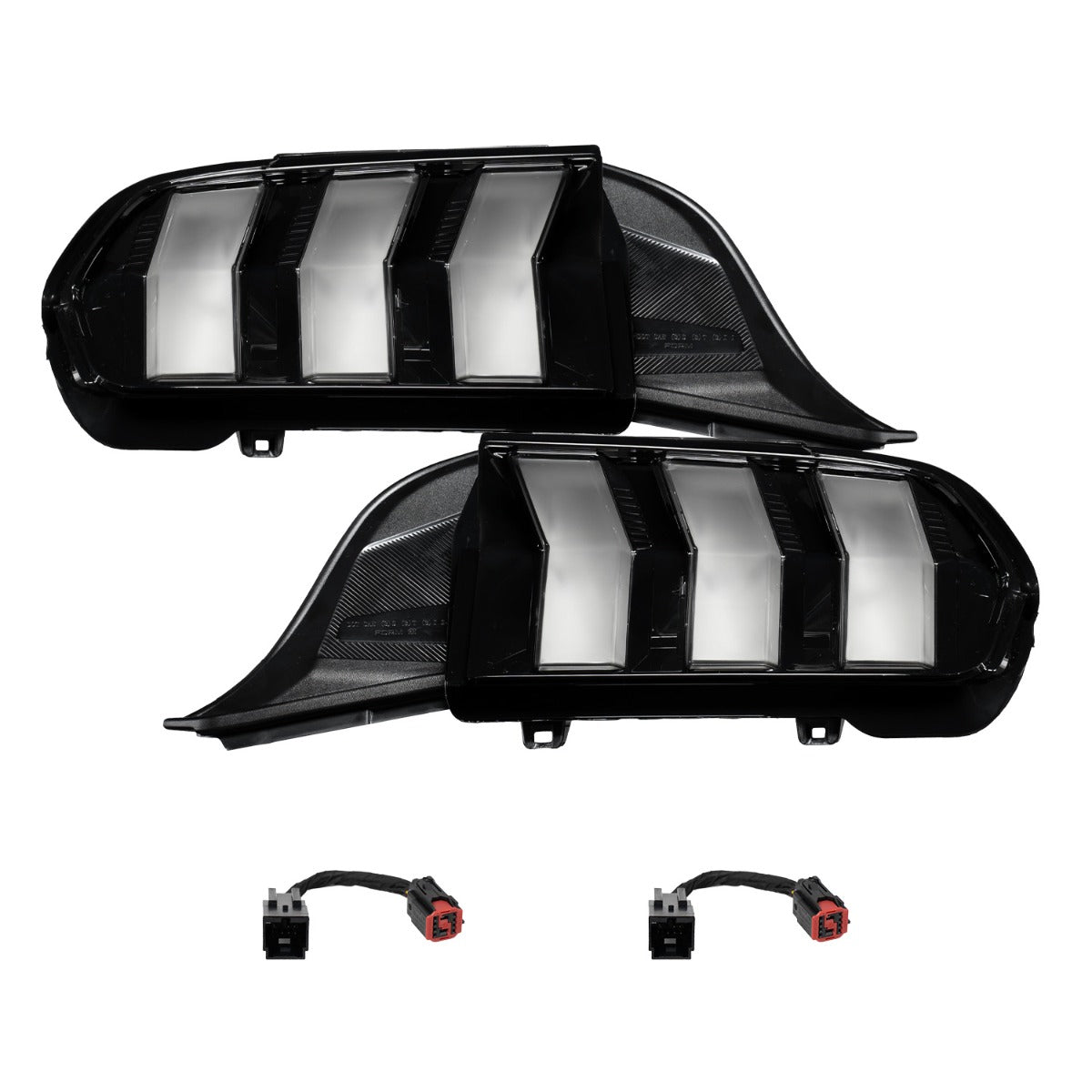 2024+ Ford Mustang Sequential LED Tail Lights Clear (pair)