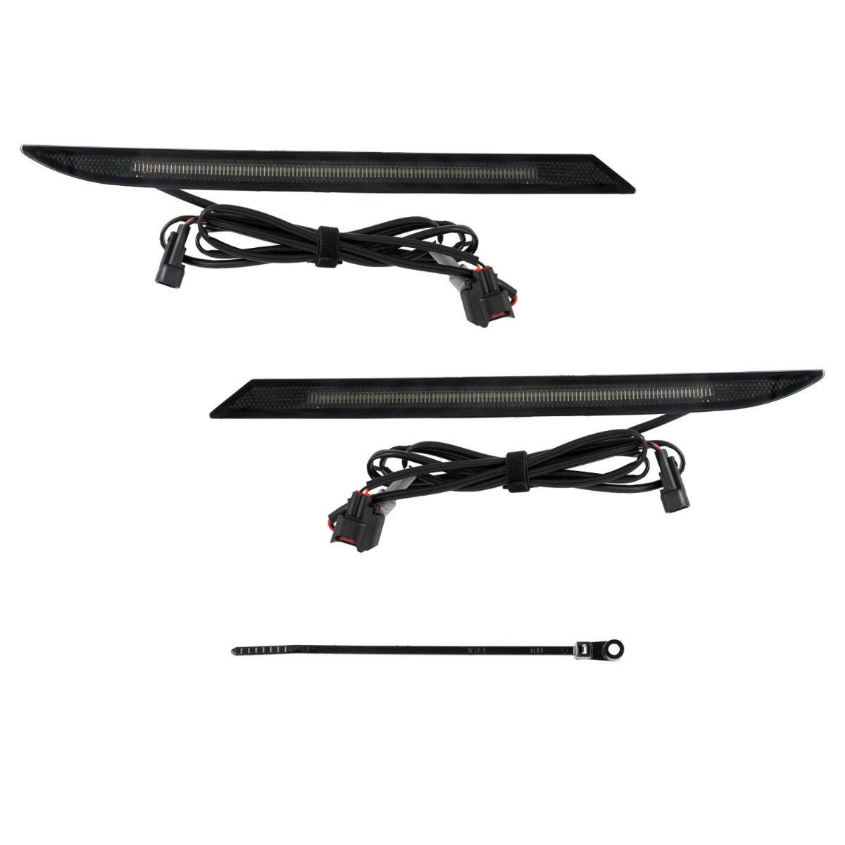 2024+ Mustang LED Rear Reflector Smoked (pair)