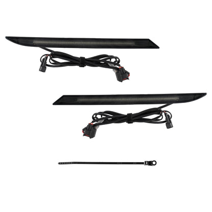 2024+ Mustang LED Rear Reflector Smoked (pair)