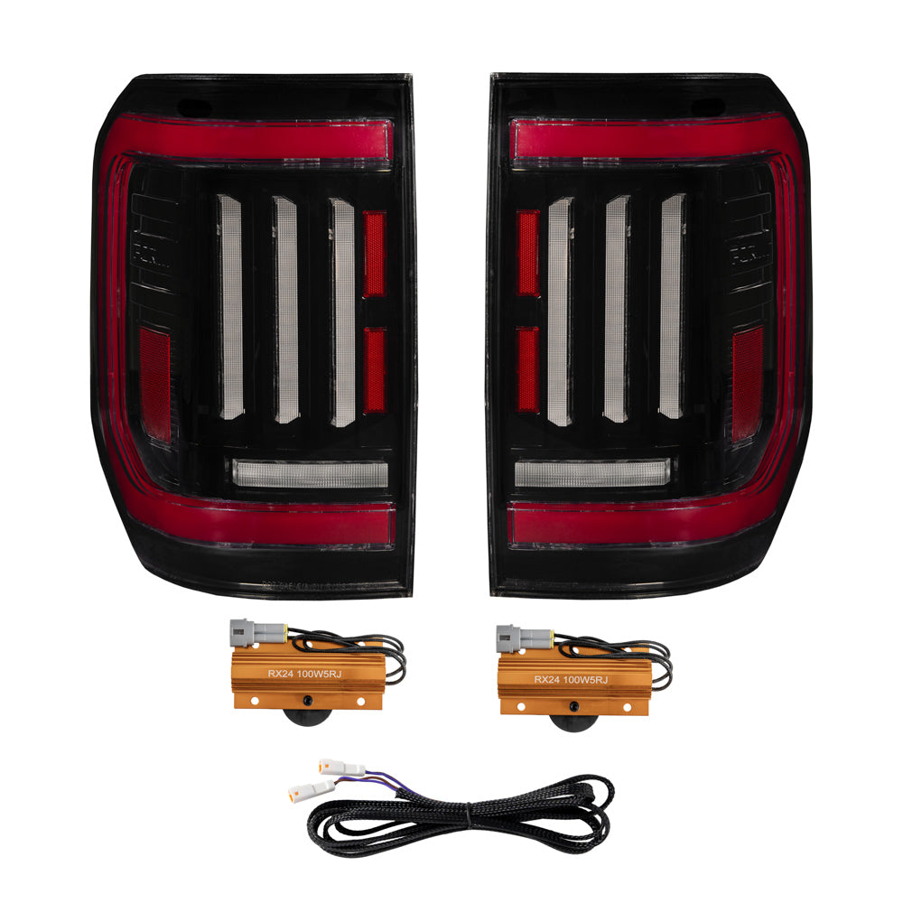 2022-2024 Ford Maverick LED Tail Lights Red (pair)