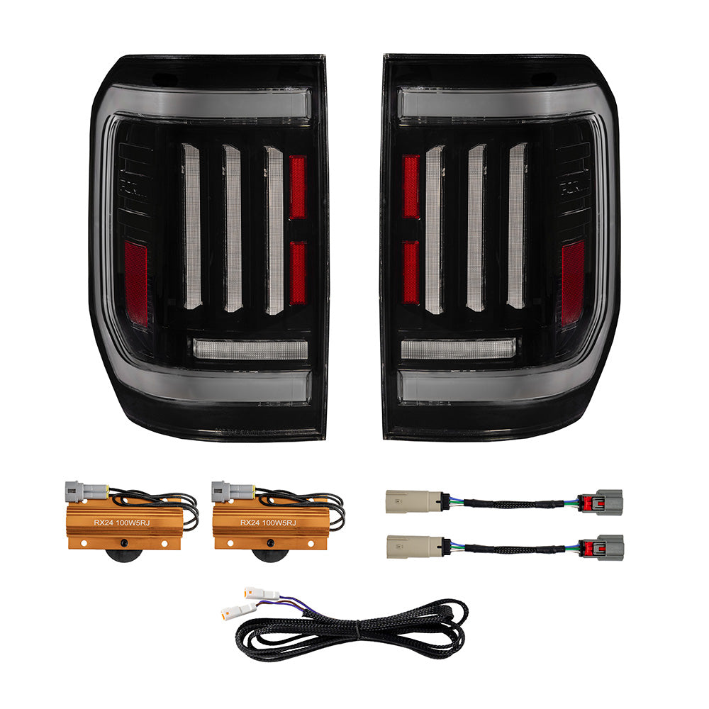 2025-2026 Ford Maverick LED Tail Lights Smoked (pair)