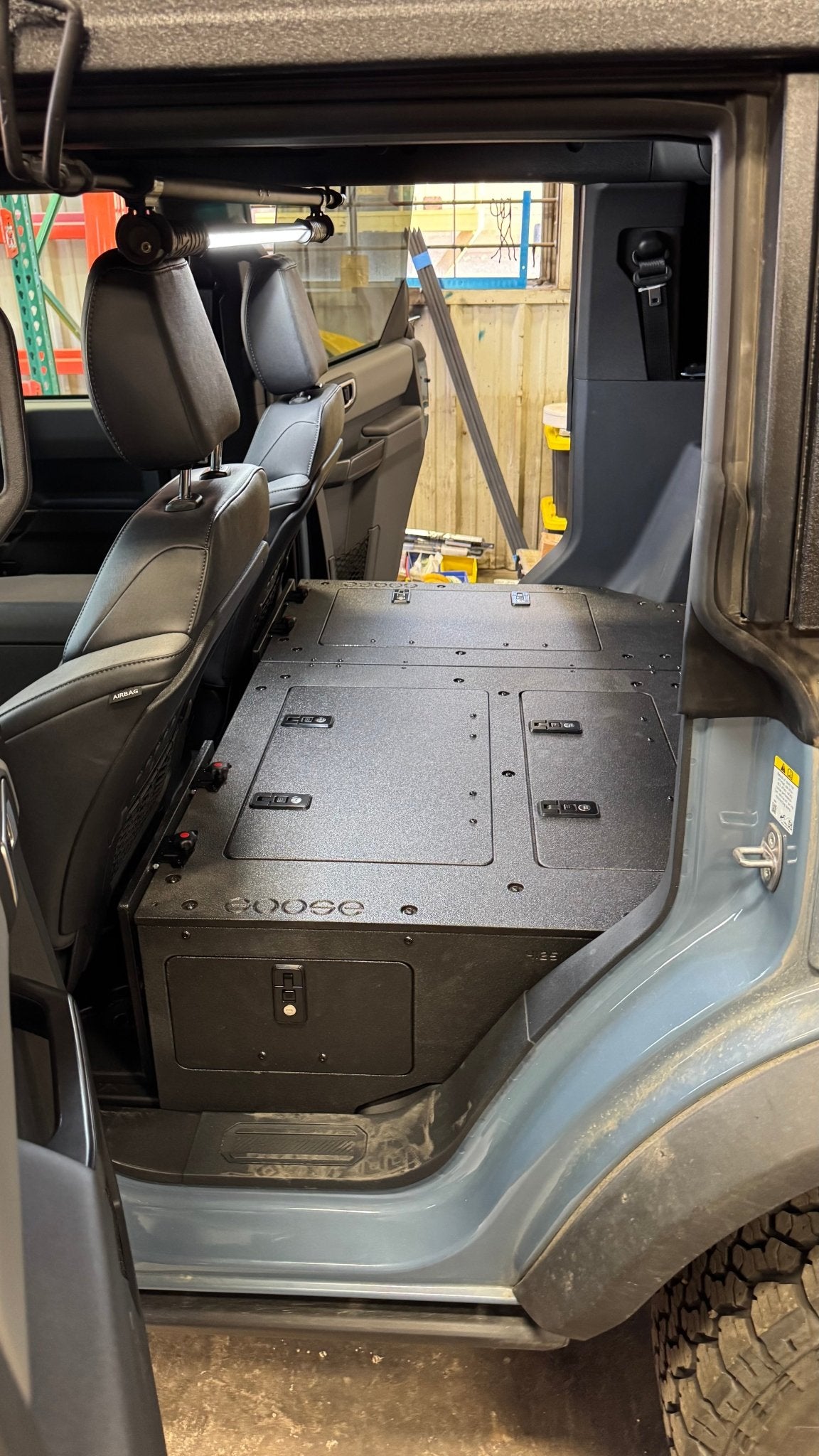 Ford - Bronco - 2021-Present - 6th Gen - 4 Door - Explore Series -  Seat Delete - Second Row - Low Profile