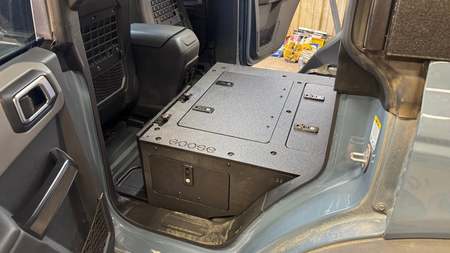 Ford - Bronco - 2021-Present - 6th Gen - 4 Door - Explore Series -  Seat Delete - Second Row - Low Profile