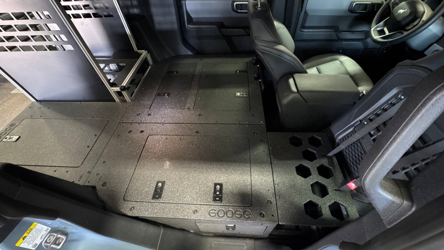 Ford - Bronco - 2021-Present - 6th Gen - 4 Door - Explore Series -  Seat Delete - Second Row - Low Profile