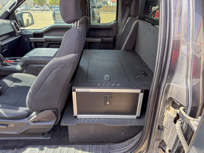 Ford - F150 - 2015-Present - 13th-14th Gen - Super Cab - without the center mounted B&O Subwoofer - Explore Series - Single Drawer Module - With Fitted Top Plate