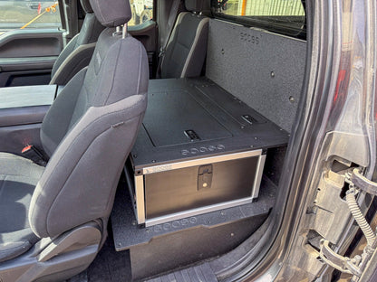 Ford - F150 - 2015-Present - 13th-14th Gen - Super Cab - without the center mounted B&O Subwoofer - Explore Series - Single Drawer Module - With Fitted Top Plate