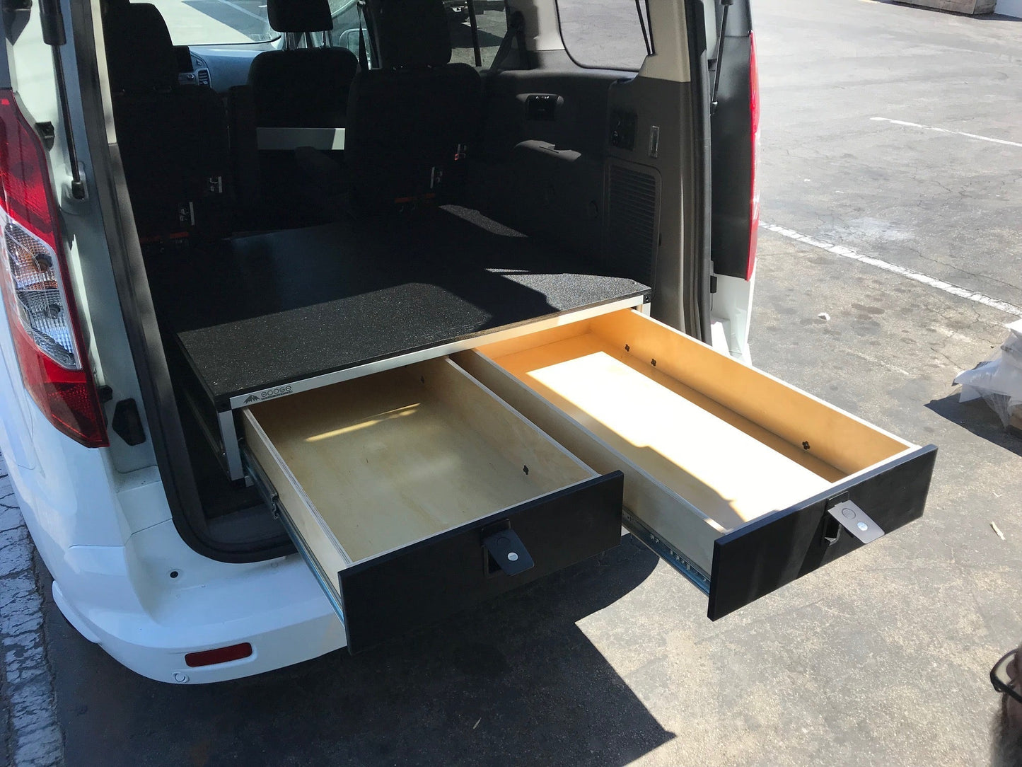 Ford Transit Connect 2014-Present 2nd Gen. - Side x Side Drawer Module - 43 3/8" Wide x 8" High x 40" Depth