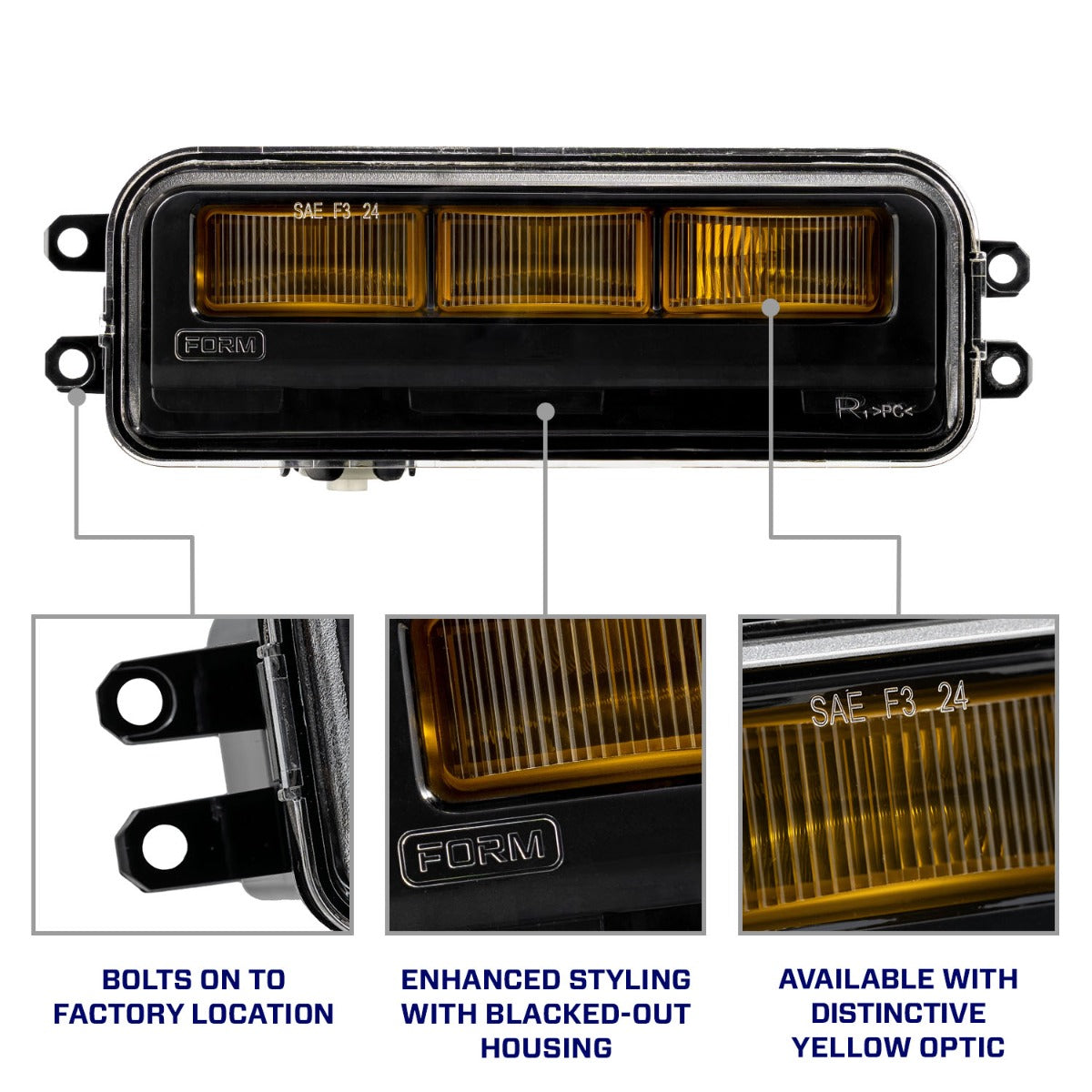 Type T3 Tacoma/Tundra/4Runner/Sequoia LED Fog Lights White (pair)