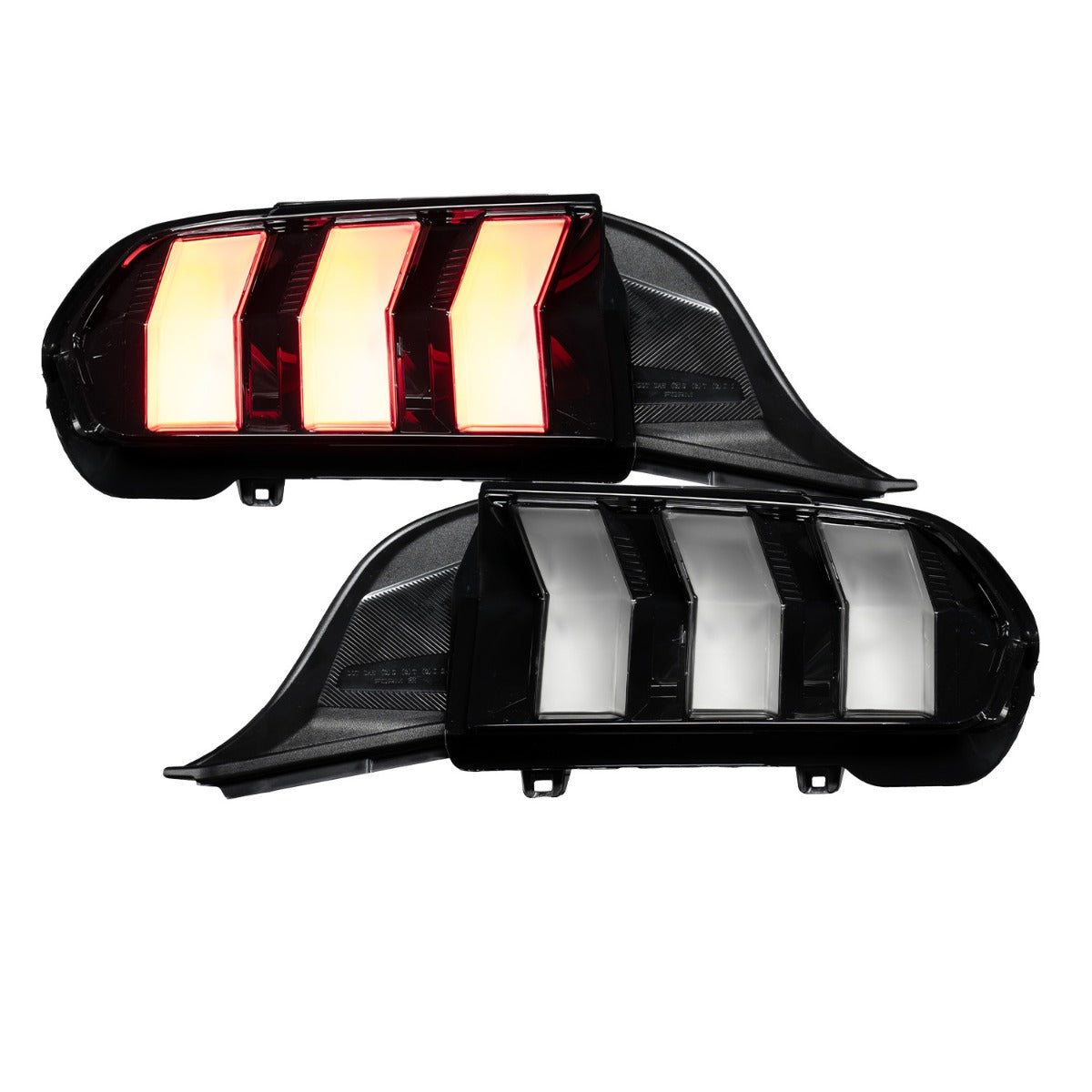 2024+ Ford Mustang Sequential LED Tail Lights Red (pair)