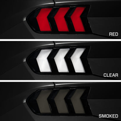 2024+ Ford Mustang Sequential LED Tail Lights Clear (pair)