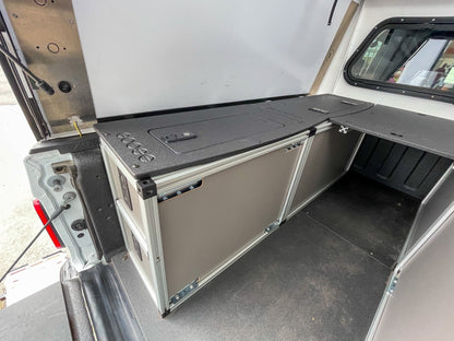 Goose Gear Camper System - Full Size - Driver Side Rear Double Drawer Module